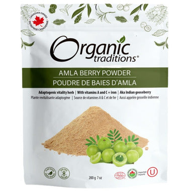 Organic traditions - Poudre de baies d'amla - 200g