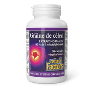 Natural Factors - Graine de célerie  60 Capsules