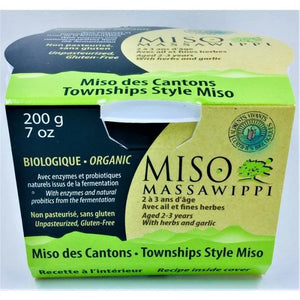 Miso Biologique 200g - Massawippi diverses options