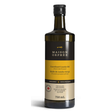 Maison Orphée - Huile de canola vierge biologique - 500ml