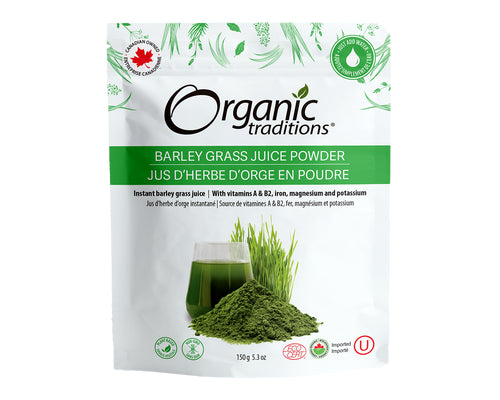 Organic traditions - Poudre de jus d'orge- 150g