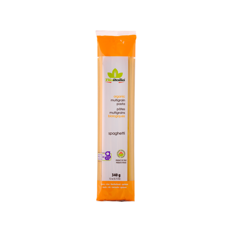 Bio Italia sans gluten Multigrain Pâte, Spaghetti, 15 oz