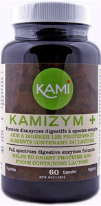 Kamizym + plus - 60 capsules - Enzymes digestives