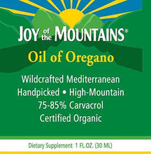 Joy of the Mountains - Oil of Oregano - Huile d' origan sauvage