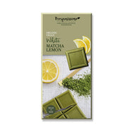 Tablette chocolat blanc - Matcha, Citron biologique - 70g - Benjamissimo