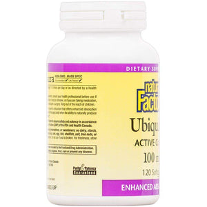 Natural Factors Ubiquinol QH Active CoQ10 100 mg, 120 softgels