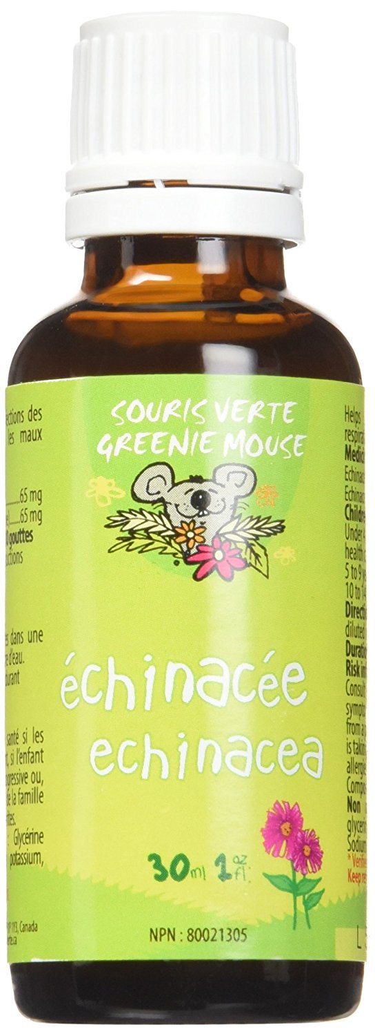 Souris Verte 130 Child Echinacea Alcohol Free Liquid Herbal Extract, 30ml
