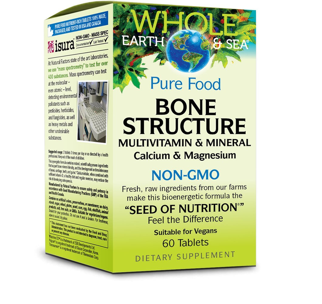 Whole Earth & Sea Pure Food Bone Structure, 60 Softgels