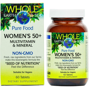 Multivitamines et minéraux- Femme - Whole Earth & Sea women's 50 + / 60 tablets