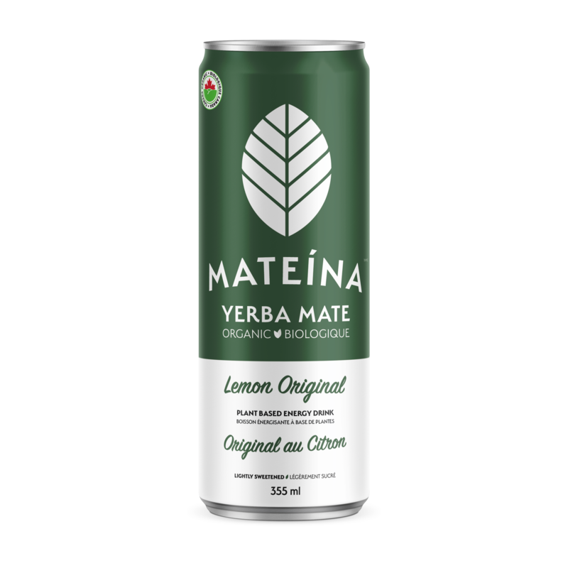 Yerba Maté boisson énergisante original au citron - 355ml - Matéina