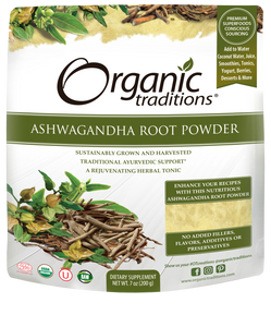 Organic traditions - Poudre de racine d'ashwagandha - 200g