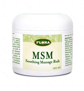 Flora - MSM Soothing Massage Rub - 120 ml cream